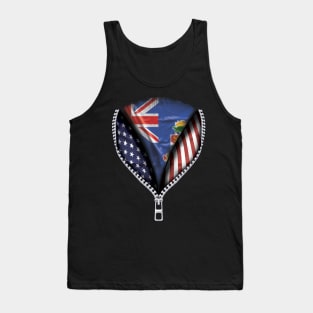 Caymanian Flag  Cayman Islands Flag Australian Flag Ripped Open - Gift for Caymanian From Cayman Islands Tank Top